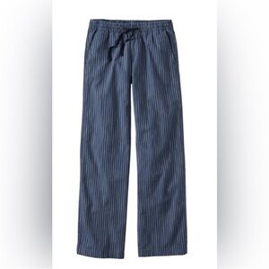 L.L. Bean Blue Striped Pants